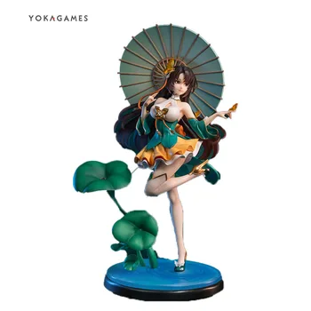 În Stoc Original YOKAGAMESlotus Parfumate Frumusete de Sud Membre Xiao Qiao Colecție Figura 1/7 Figura Anime Modelul Jucarii Cadou