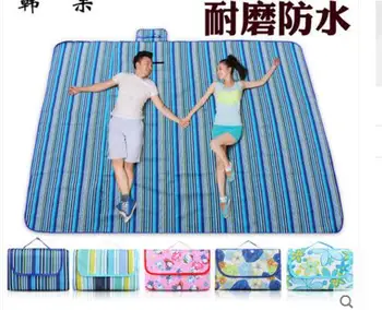 În aer liber se ingroase picnic, camping mat căptușit domeniul pătură portabil dublu strat mat covor de gradina